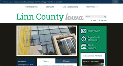 Desktop Screenshot of linncounty.org